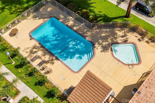 24754 Masters Cup Way, Valencia, CA 91355 - community pool featuring a patio