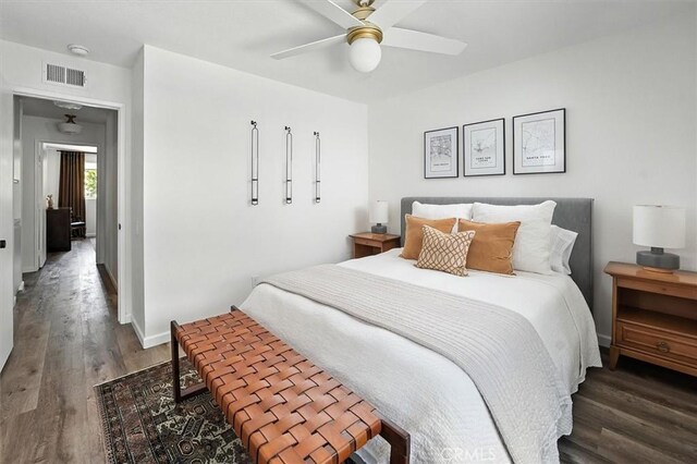 24754 Masters Cup Way, Valencia, CA 91355 - bedroom featuring wood finished floors and a ceiling fan