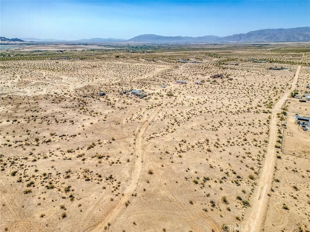 72082 Winters Rd Unit 29, Palms, CA 92277 - aerial view of sparsely populated area featuring a mountain backdrop and a desert landscape