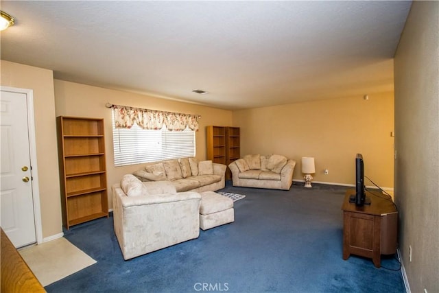 21295 Wisteria St, Apple Valley, CA 92308 - living room featuring carpet floors and baseboards