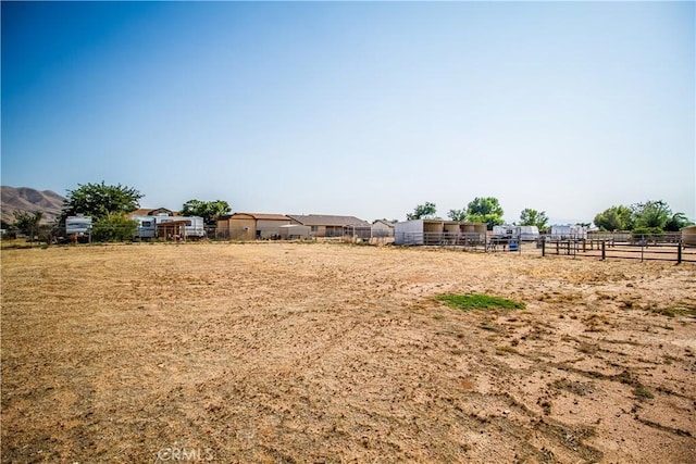 21295 Wisteria St, Apple Valley, CA 92308 - view of yard featuring an enclosed horse arena