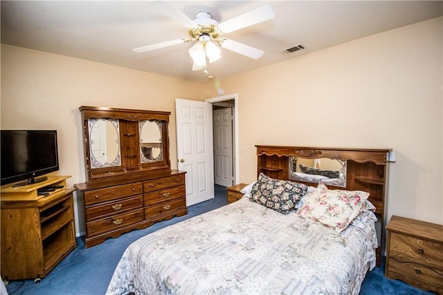 21295 Wisteria St, Apple Valley, CA 92308 - bedroom with carpet flooring and ceiling fan