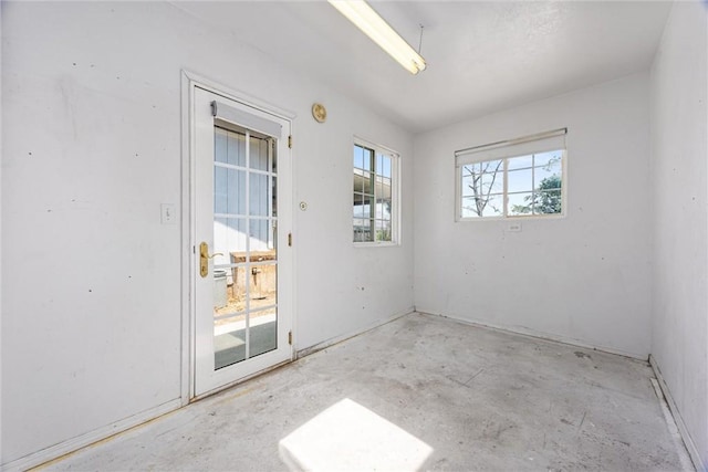 501 Old State Rd, Wofford Heights, CA 93285 - unfurnished room featuring concrete floors
