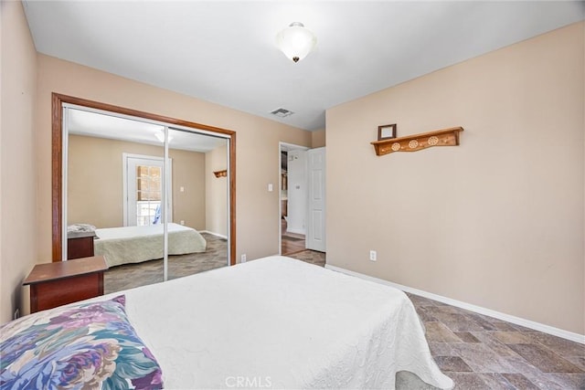 501 Old State Rd, Wofford Heights, CA 93285 - bedroom with stone finish floors and a closet