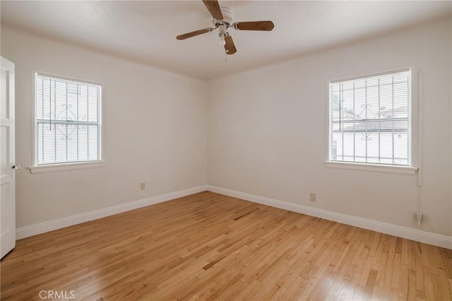 473 W 17th St, San Pedro, CA 90731 - unfurnished room featuring light wood finished floors and ceiling fan