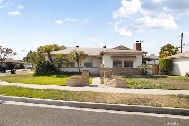 6837 Boer Ave, Whittier, CA 90606 - view of front of house featuring a chimney and stucco siding