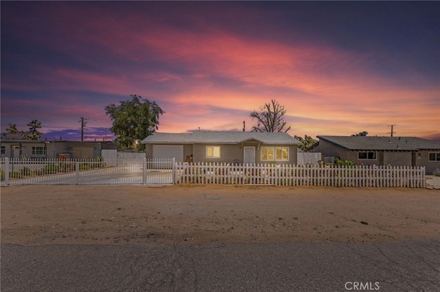 16116 Cajon, Hesperia, CA 92345 - ranch-style home featuring a garage, a fenced front yard, and concrete driveway
