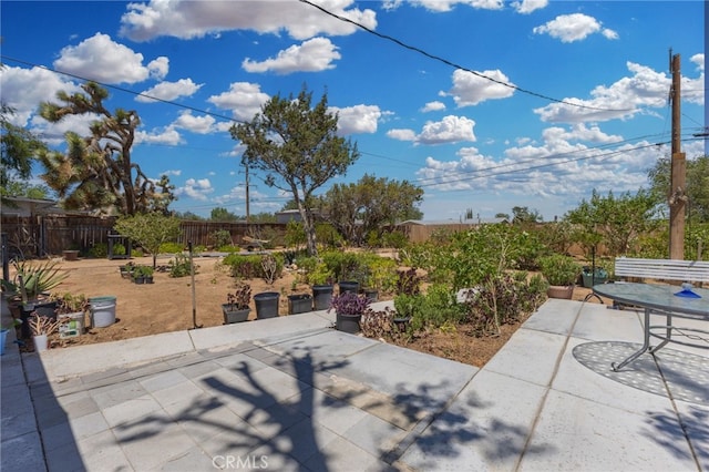 16116 Cajon, Hesperia, CA 92345 - fenced backyard with a patio area