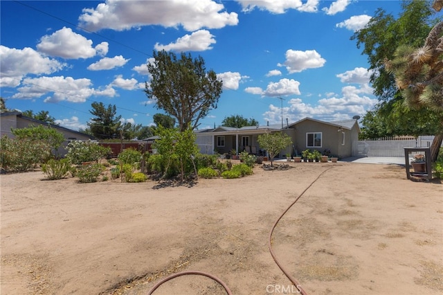 16116 Cajon, Hesperia, CA 92345 - back of property with stucco siding