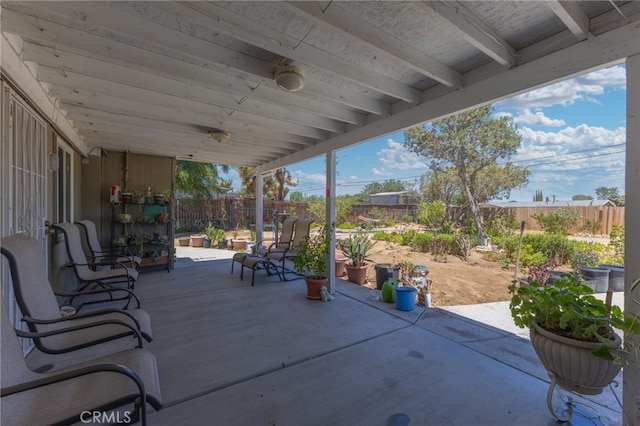 16116 Cajon, Hesperia, CA 92345 - fenced backyard with a patio area