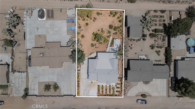 16116 Cajon, Hesperia, CA 92345 - aerial view of property and surrounding area with property boundaries highlighted