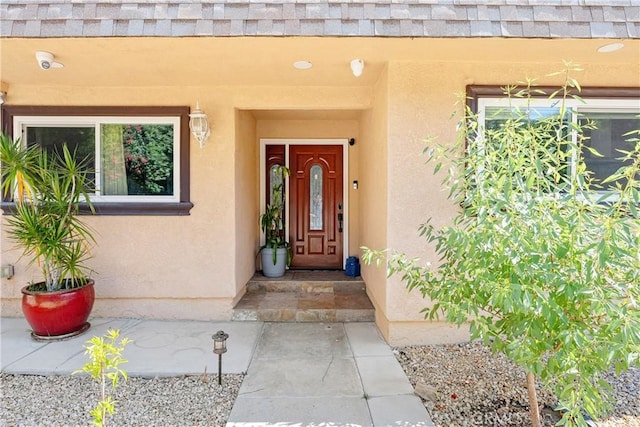 17211 Orozco St, Granada Hills, CA 91344 - view of exterior entry featuring stucco siding