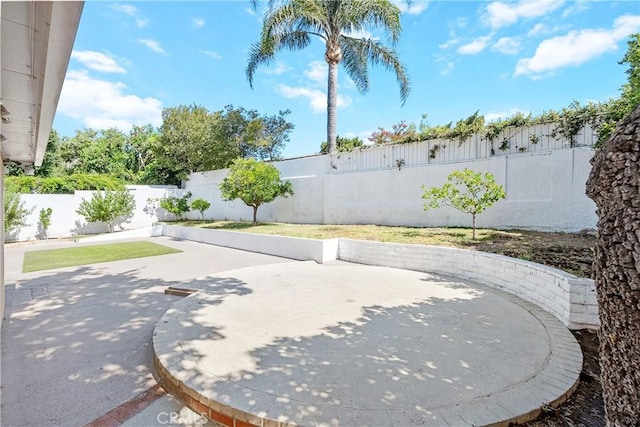 17211 Orozco St, Granada Hills, CA 91344 - fenced backyard featuring a patio
