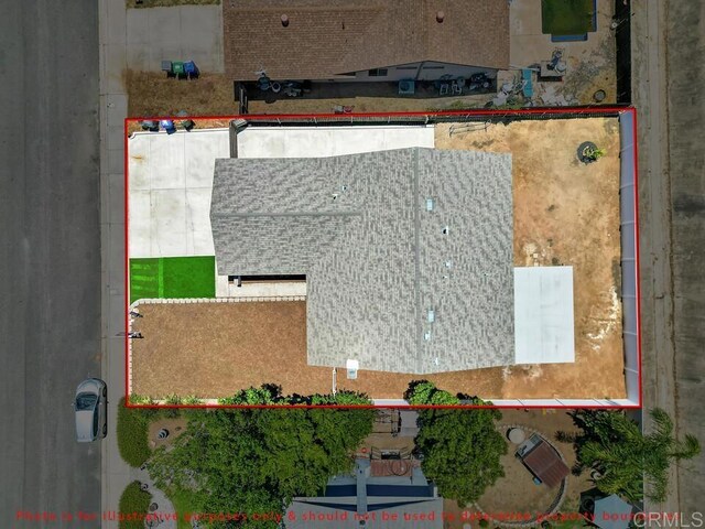10758 Princess Arlene Dr, Santee, CA 92071 - aerial view of property's location featuring property parcel outlined