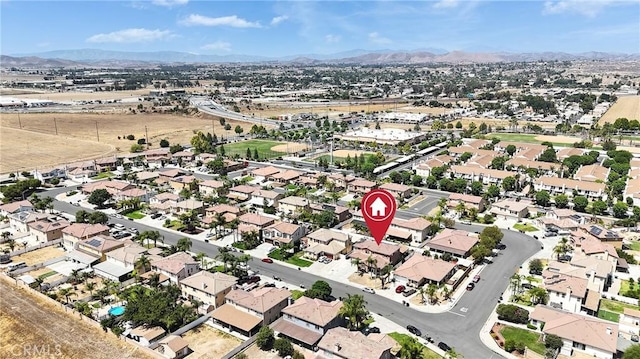 296 Lady Bell Way, Perris, CA 92571 - aerial view of property and surrounding area featuring nearby suburban area