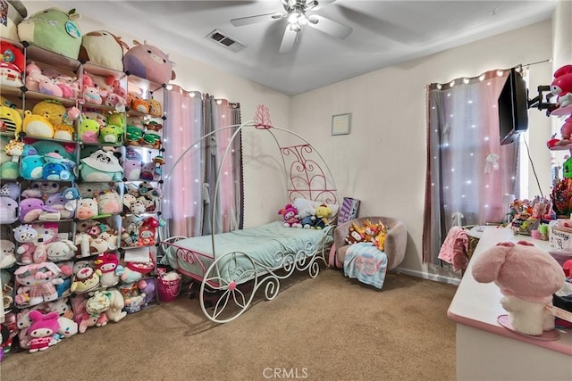 296 Lady Bell Way, Perris, CA 92571 - bedroom featuring carpet floors and a ceiling fan