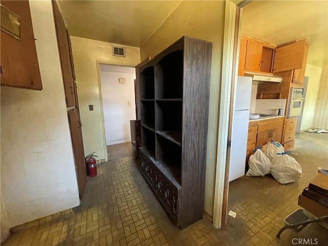 3917 Wood Ln, Bakersfield, CA 93309 - hall featuring brick patterned floors