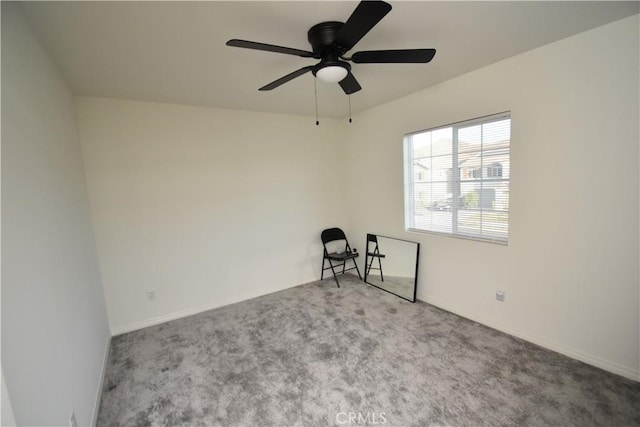 5280 Coyote St, Hemet, CA 92545 - empty room with carpet flooring and a ceiling fan