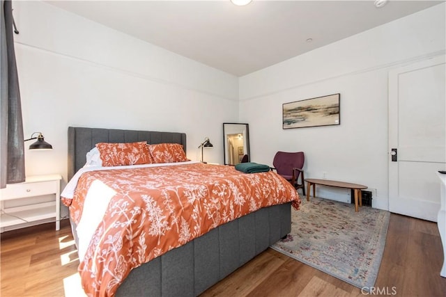 5336 Lemon Grove Ave, Los Angeles, CA 90038 - bedroom with wood finished floors