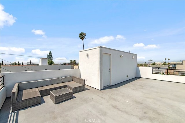 5336 Lemon Grove Ave, Los Angeles, CA 90038 - view of outbuilding with an outdoor living space