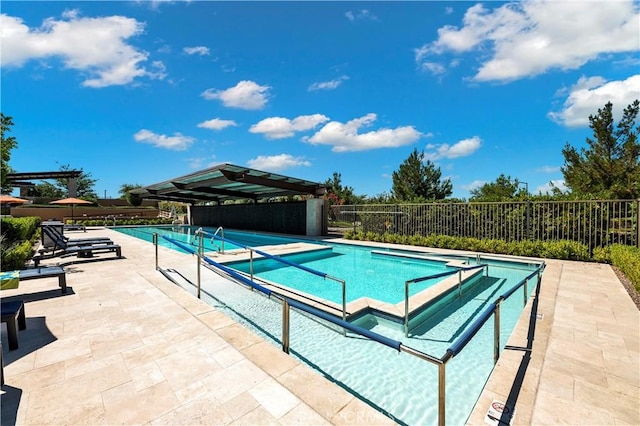 1660 Capri Way, Beaumont, CA 92223 - community pool with a patio area