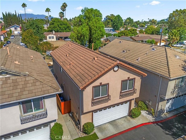 8554 Burnet Ave Unit 144, North Hills, CA 91343 - aerial perspective of suburban area with a mountain backdrop
