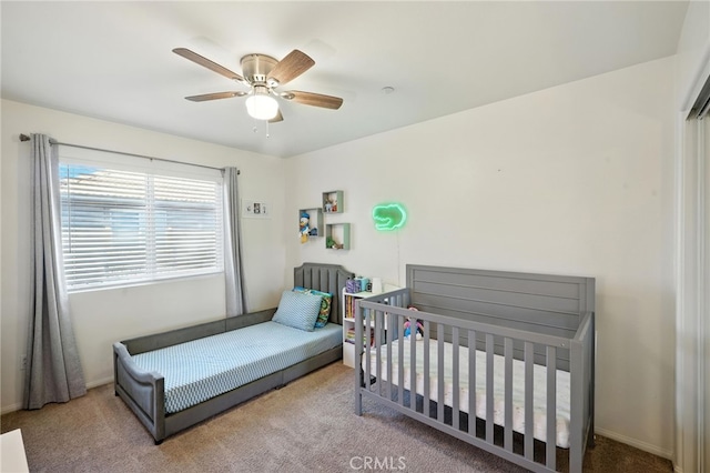 8554 Burnet Ave Unit 144, North Hills, CA 91343 - bedroom with carpet and ceiling fan