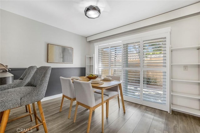 939 W Pine St Unit 44/D, Upland, CA 91786 - dining space with wood finished floors