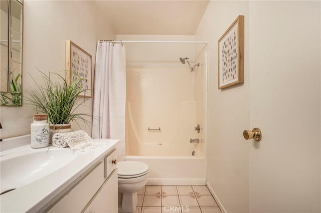 939 W Pine St Unit 44/D, Upland, CA 91786 - full bathroom with vanity, shower / tub combo, and tile patterned flooring