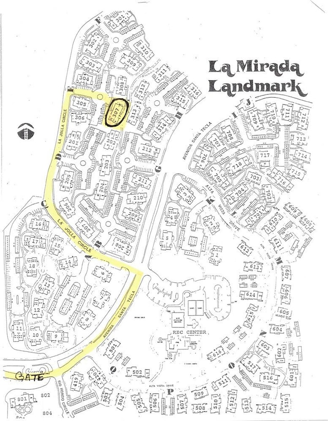 13212 La Jolla Cir Unit 307B, La Mirada, CA 90638 - map of parcels