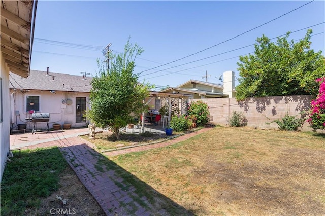 16533 Nordhoff St, North Hills, CA 91343 - view of yard with a patio area