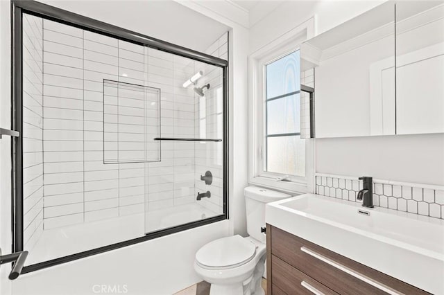 6204 Oak Ave, Temple City, CA 91780 - full bathroom featuring vanity and shower / bath combination with glass door