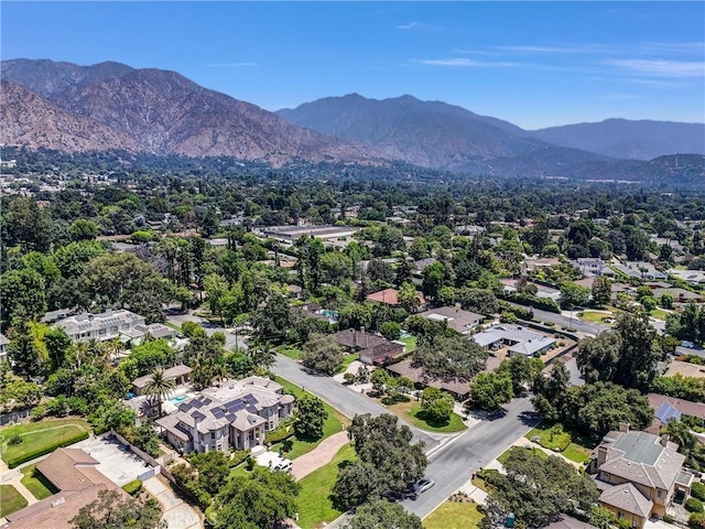 1310 Santa Margarita Dr, Arcadia, CA 91006 - aerial view of residential area with mountains