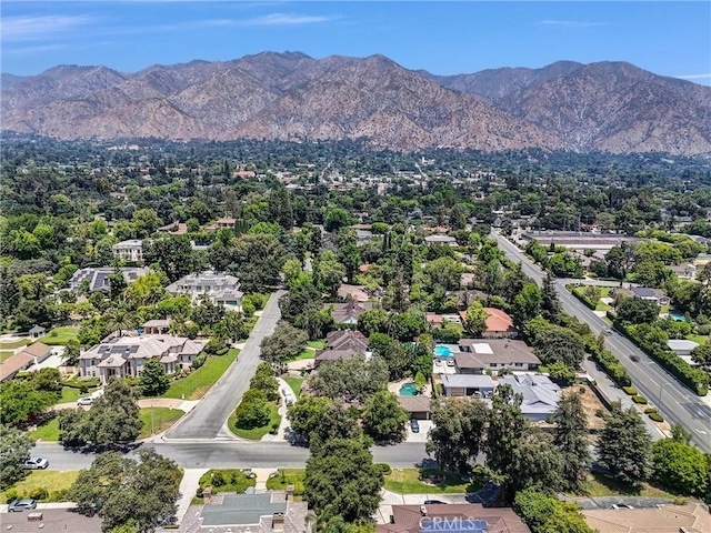 1310 Santa Margarita Dr, Arcadia, CA 91006 - aerial view of residential area featuring mountains