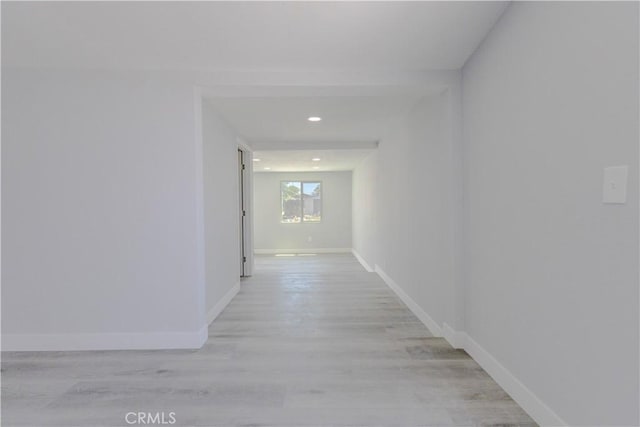 460 E 2nd St, San Jacinto, CA 92583 - corridor with recessed lighting and wood finished floors