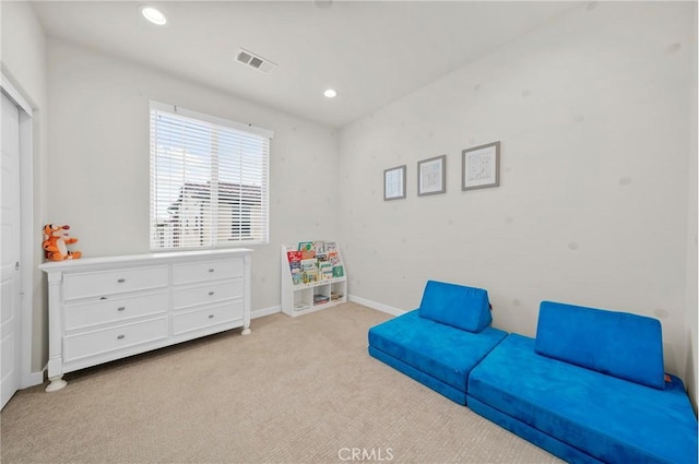 20950 Cornerstone Dr, Walnut, CA 91789 - sitting room with carpet and recessed lighting