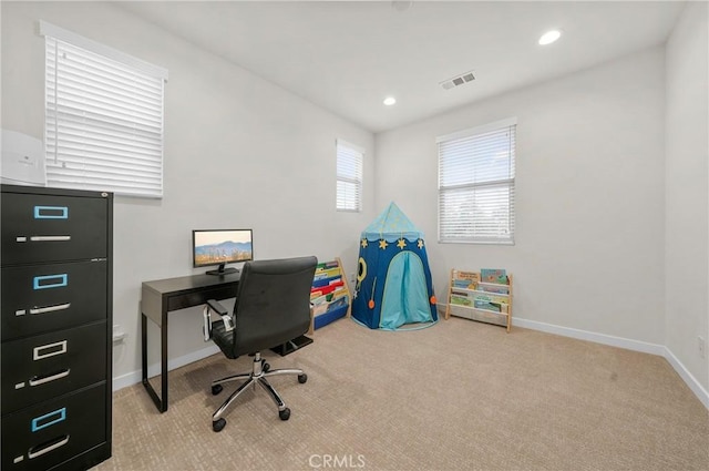 20950 Cornerstone Dr, Walnut, CA 91789 - office featuring light carpet and recessed lighting