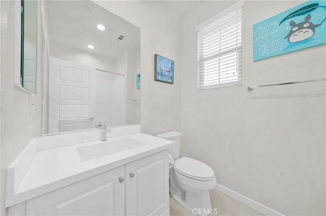 20950 Cornerstone Dr, Walnut, CA 91789 - bathroom with vanity and recessed lighting