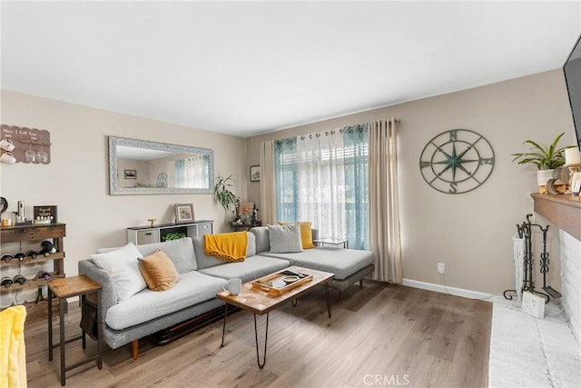 1330 W Apricot Ave, Lompoc, CA 93436 - living area featuring light wood-style floors and baseboards