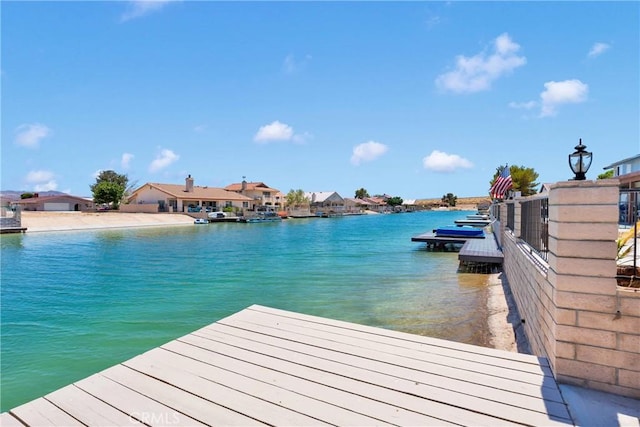 26453 Buccaneer Ln, Helendale, CA 92342 - dock with a water view and a residential view