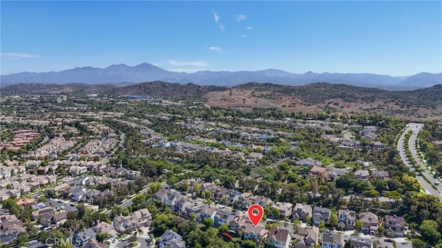 7 Sachem Way, Ladera Ranch, CA 92694 - aerial overview of property's location with mountains and nearby suburban area