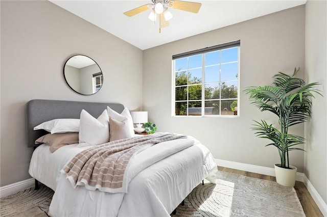 7 Sachem Way, Ladera Ranch, CA 92694 - bedroom with wood finished floors and a ceiling fan