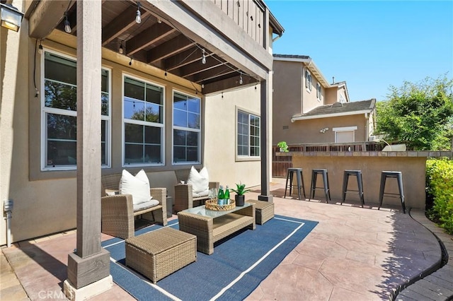 7 Sachem Way, Ladera Ranch, CA 92694 - view of patio / terrace with outdoor lounge area
