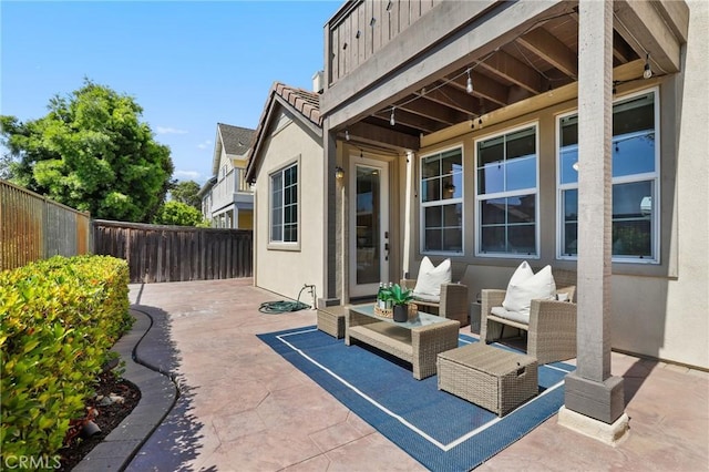 7 Sachem Way, Ladera Ranch, CA 92694 - fenced backyard with a patio and outdoor lounge area