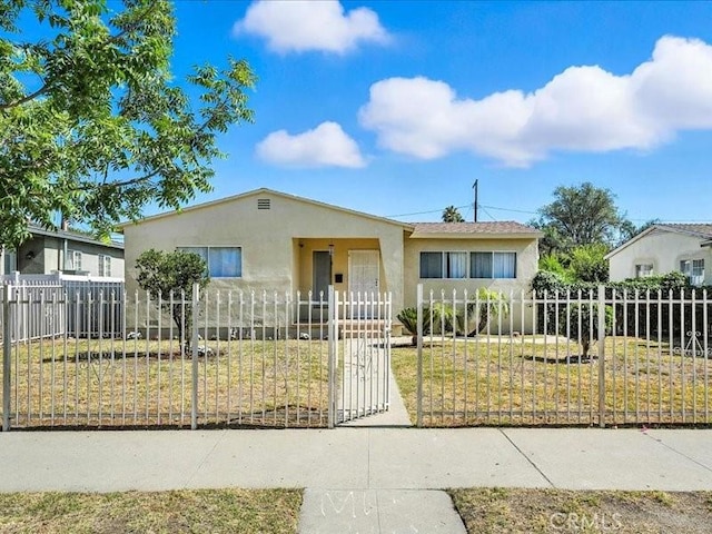 20319 Vanowen St, Winnetka, CA 91306 - bungalow featuring stucco siding and a fenced front yard