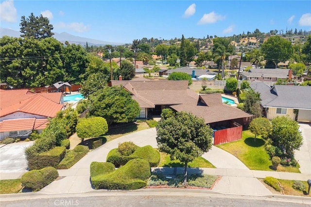 2912 Fragancia Ave, Hacienda Heights, CA 91745 - aerial view of residential area with a pool