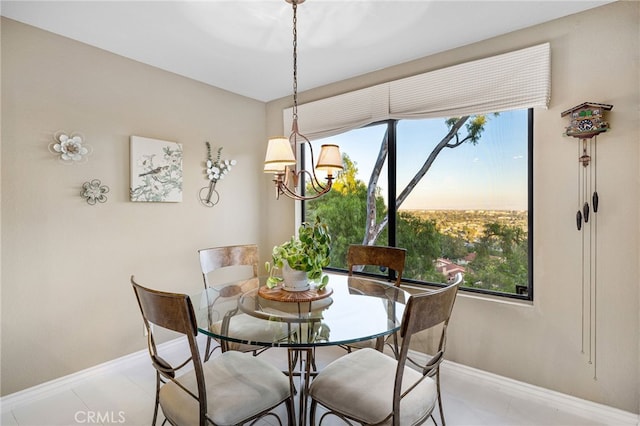 1610 Via Estrella, Pomona, CA 91768 - dining room with a chandelier and healthy amount of natural light
