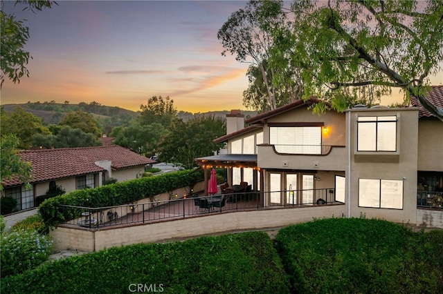 1610 Via Estrella, Pomona, CA 91768 - back of house with stucco siding and a patio