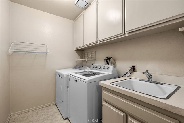 1610 Via Estrella, Pomona, CA 91768 - washroom featuring washing machine and clothes dryer, cabinet space, and light colored carpet