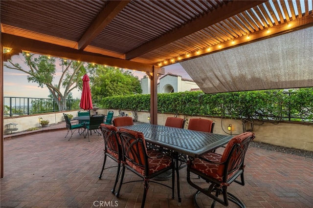 1610 Via Estrella, Pomona, CA 91768 - view of patio featuring outdoor dining space